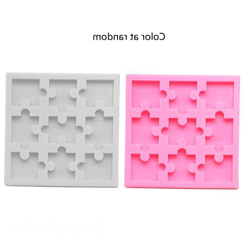 YOI Puzzle Piece Resin Mold Silicone Puzzle Crayons Maker Silicone Mold Art Crafts