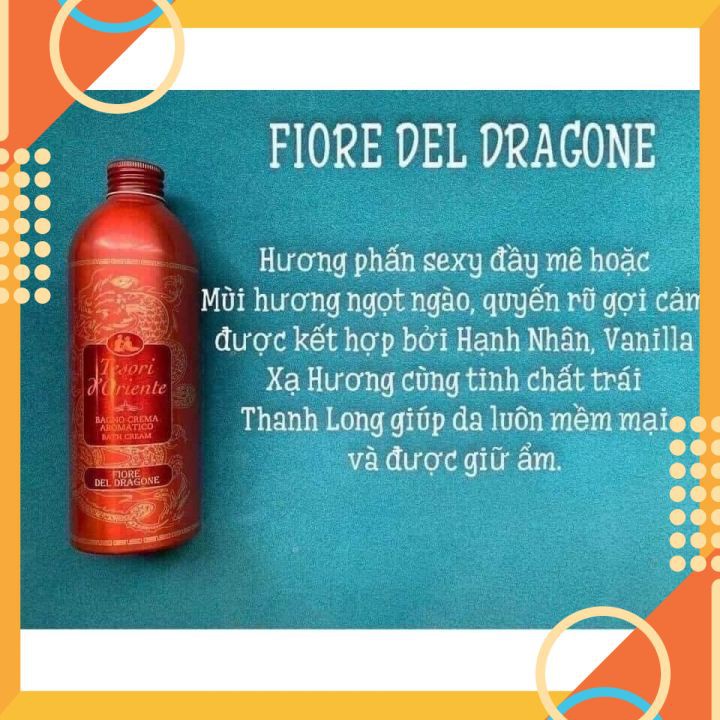 Sữa Tắm Ý Hương Nước Hoa Tesori D’Oriente Cao Cấp Italia / Chai 500ml [ CHÍNH HÃNG ] | BigBuy360 - bigbuy360.vn
