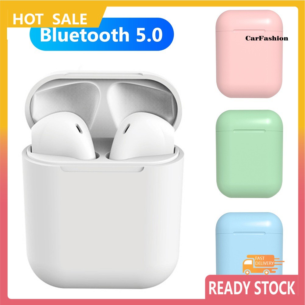 Tai Nghe Bluetooth 5.0 Không Dây Cảm Ứng Thể Thao 12 Macaron