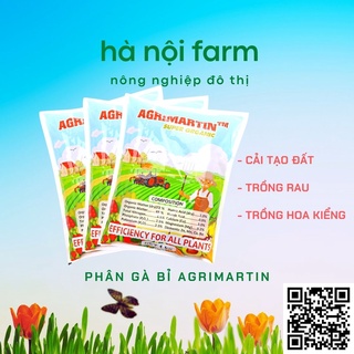 Phân bón hữu cơ cao cấp agrimartin - phân gà bỉ túi 1 kg