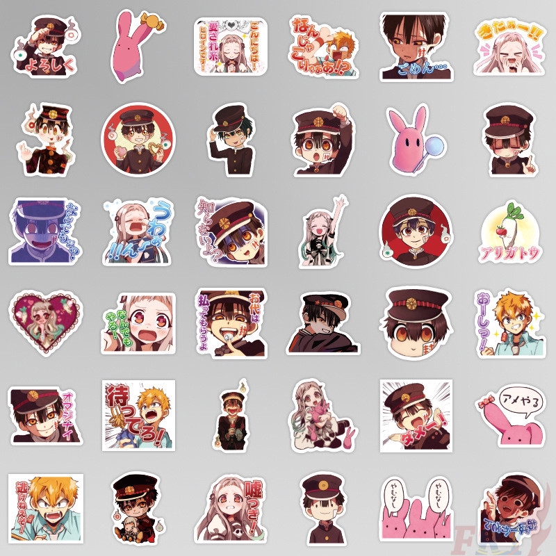 ❉ Toilet-bound Hanako-kun - Anime Stickers ❉ 40Pcs/Set DIY Decals Stickers for Album Diary Laptop Scrapbooks Skateboard