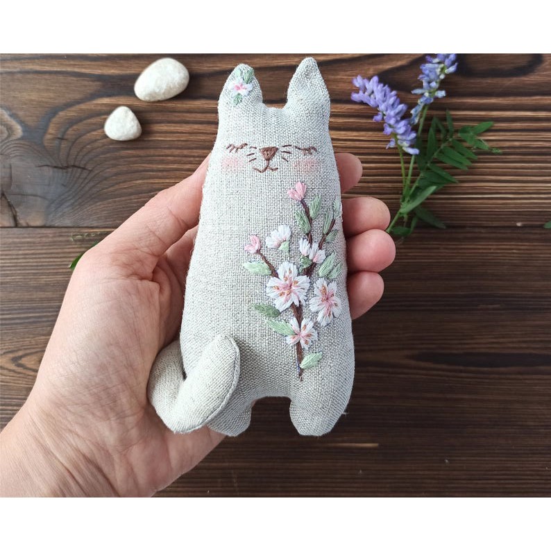 DIY THÊU THỎ BÔNG / KIT NGUYÊN LIỆU HANDMADE RABBIT ĐÁNG YÊU/ TỰ LÀM GẤU BÔNG TRANG TRÍ NHÀ CỬA- NANA SHOP