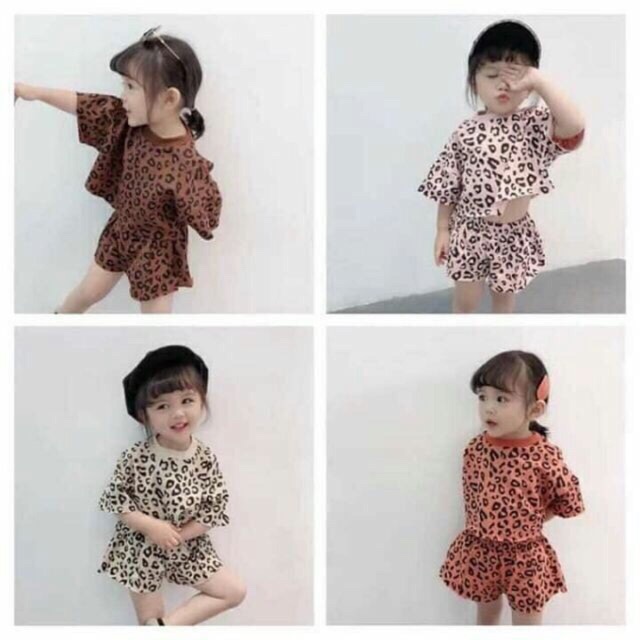 Bộ da báo cho bé gái