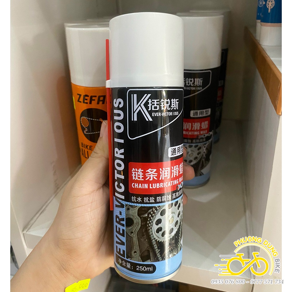 Chai xịt rửa xích líp đĩa xe đạp K 250ml