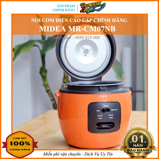 [Chính hãng] Nồi cơm điện từ , Nồi cơm điện đa năng, nồi cơm mini thông minh MIDEA MR-CM07NB 0.7L dành cho 1-2 người