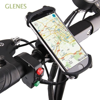 GLENES Silicone Bicycle Phone Holder For Mobile Phone Mobile Phone Stand Bike GPS Clip Non-Slip Cell Phone Holder GPS Holder Bicycle Accessories Outdoor 360 Rotation Motorcycle Phone Holder/Multicolor