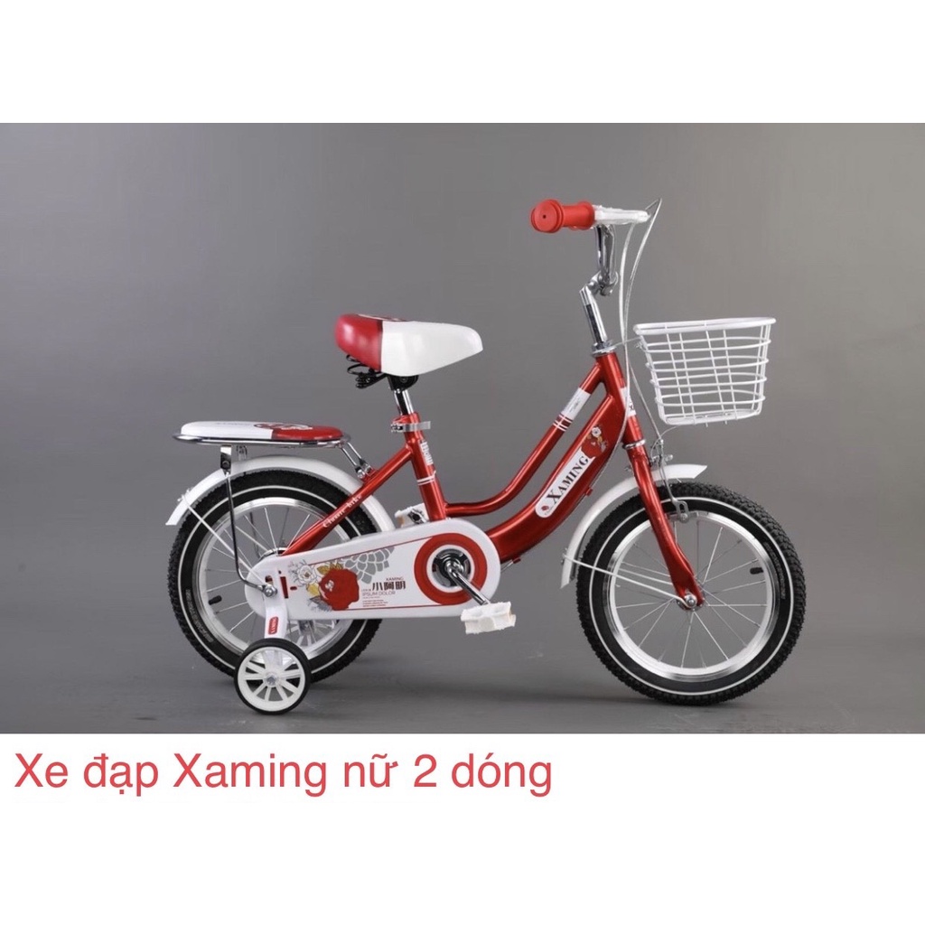 Xe đạp 16 inch XAMING nữ 2 ống - LHệ Gian Hàng để nhận KM Ạ