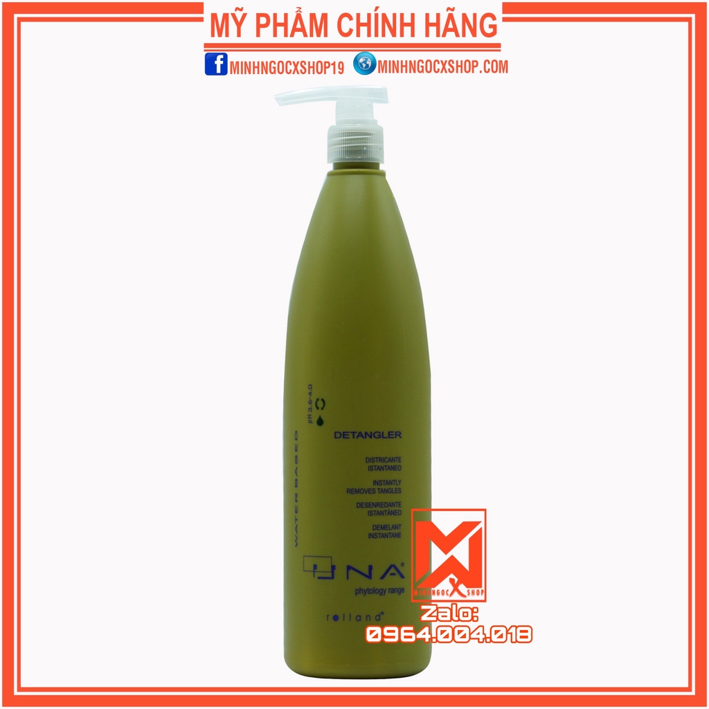 ROLLAND DẦU XẢ DƯỠNG ẨM ROLLAND UNA DETANGLER 1000ML CHÍNH HÃNG