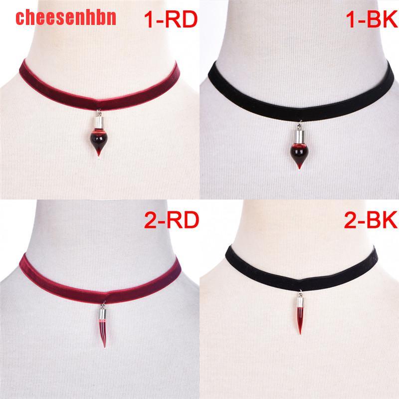 [cheesenhbn]New Choker Blood Bottle Necklace Plasma True Love Bottle Hot 1pcs Gothic Vampire