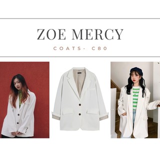 [SẴN] - Áo Blazer trắng (C80)