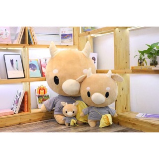 Thú bông Bò chăm chỉ- Thư kí Kim size 30cm/ size 50cm