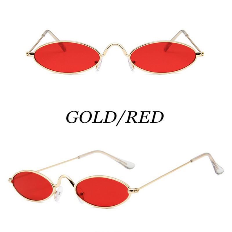 Kính Mát Hình Oval Phong Cách Hip Hop Dành Cho Nữ