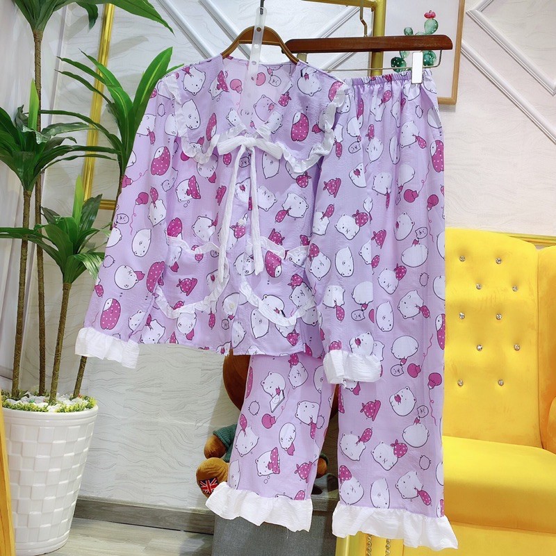 BỘ ĐŨI TIỂU THƯ HOẠT HÌNH GẤU CUTE