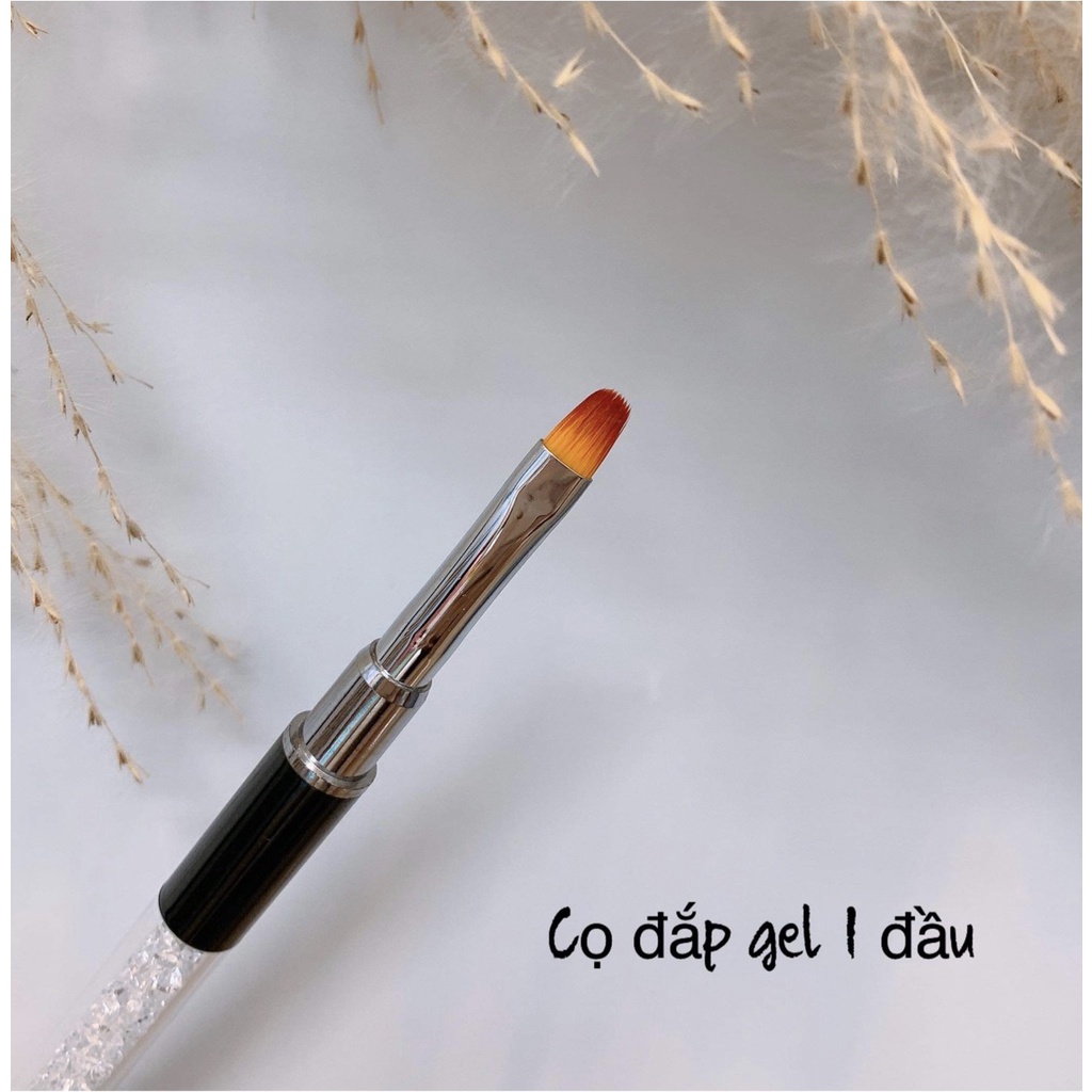 Cọ làm móng Cọ đắp gel 1 đầu cán đá