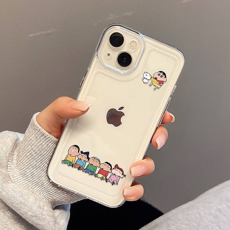 Disney Iphone14 Phone Case Apple 13/12Promax/11/X Transparent 7/8/6Plus Protective Case H8bF