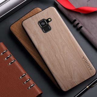 Ốp lưng cho samsung galaxy a8 plus 2018 a7 a8 2018 5g họa tiết gỗ tre da cho samsung galaxy a8 plus 2018 vỏ điện thoại