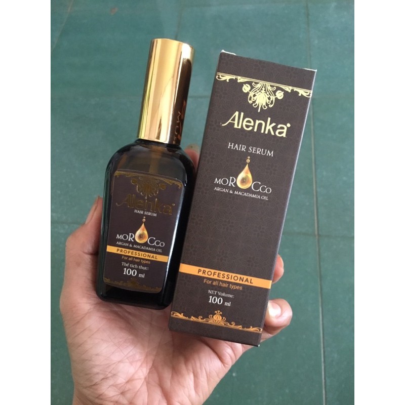 serum 100 ml dưỡng tóc alenka( gấp đôi chai 50)