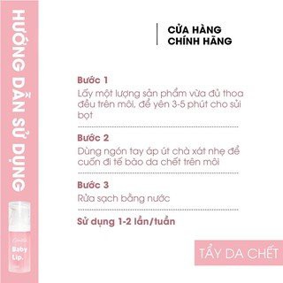 Gel tẩy da chết Cénota Baby Lip, Gel tẩy da chết làm mờ thâm môi inis cosmetic | BigBuy360 - bigbuy360.vn