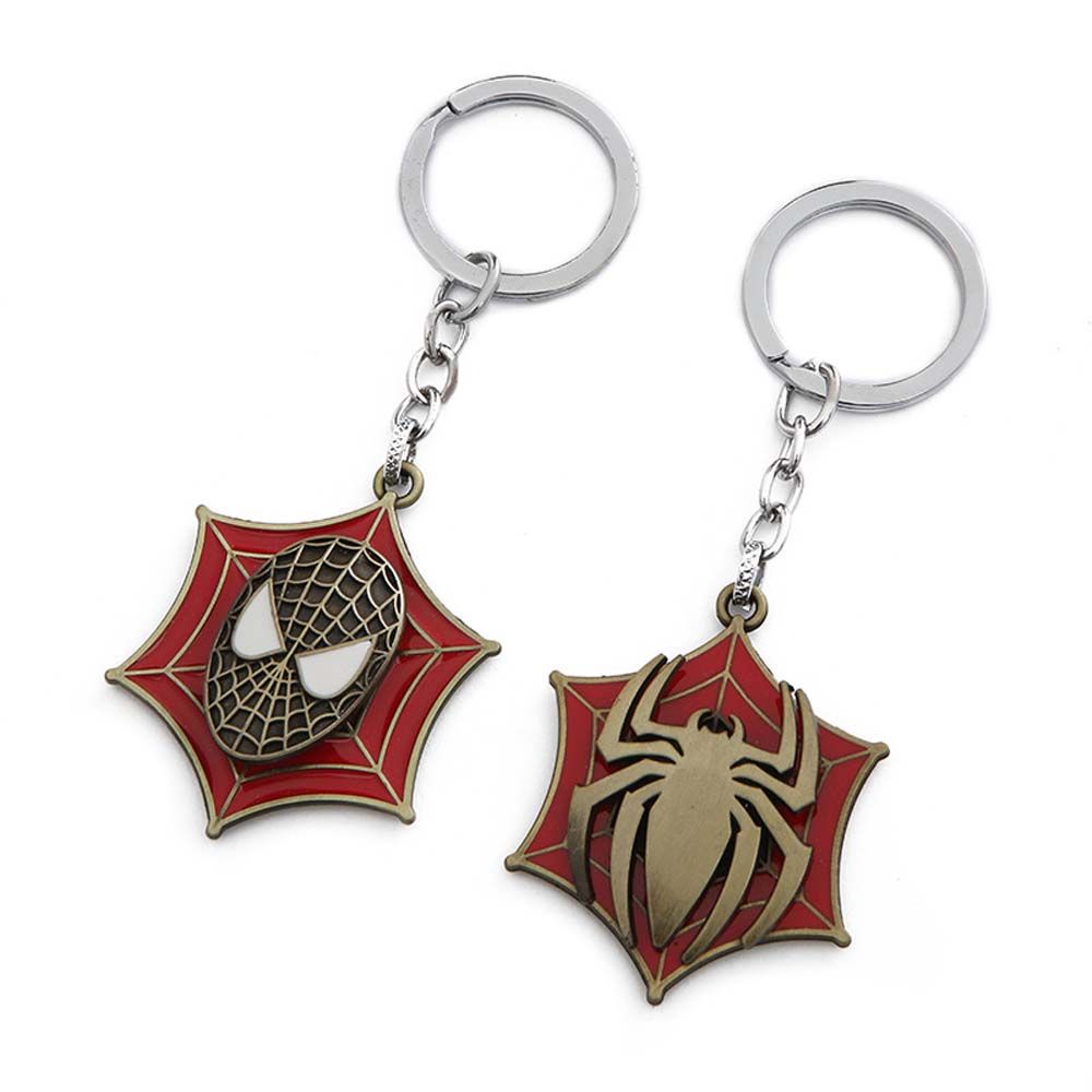Móc chìa khóa bằng kim loại họa tiết Spiderman Avengers thời trang