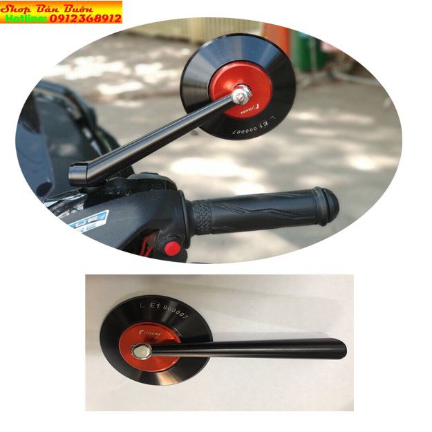 Gương tròn rizoma , gương chiếu hậu tròn rizoma loại cnc cao cấp (giá 1 chiếc)