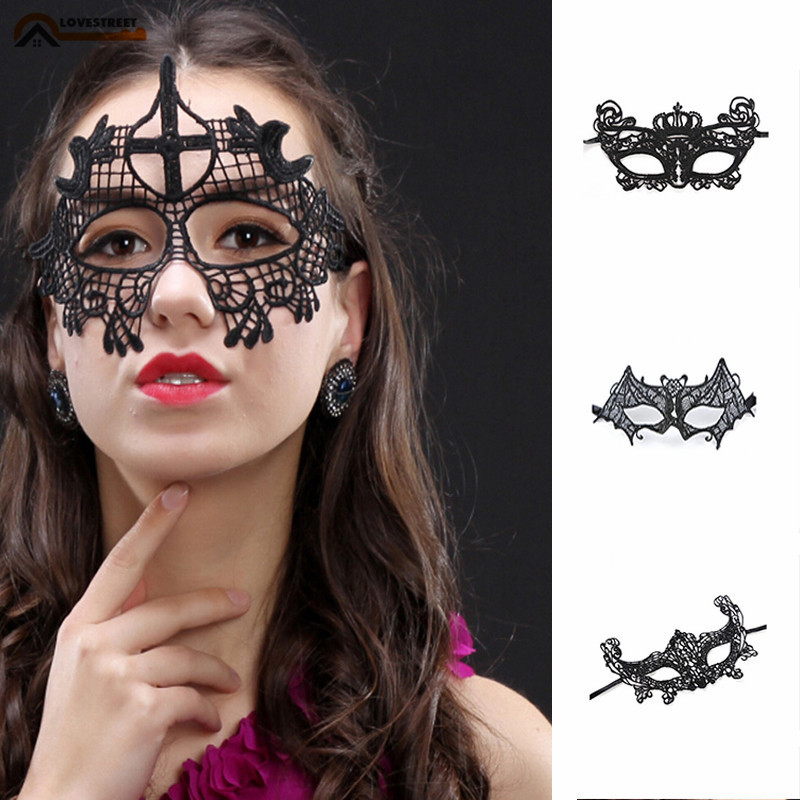 Mặt Nạ Ren Màu Đen Cho Nữ | BigBuy360 - bigbuy360.vn