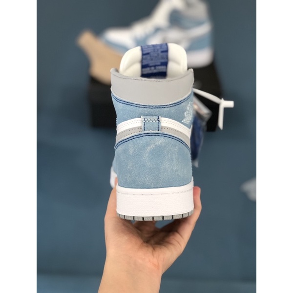 Giày Jordan 1 Retro OG Hyper Royal cổ cao, Giày thể thao nam nữ Jordan 1 Hyper Royal Xanh Loang Full Box Bill | BigBuy360 - bigbuy360.vn