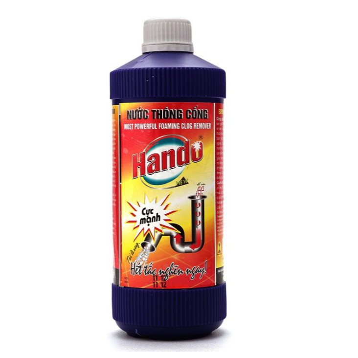 Nước thông cống Hando 1000ml hàng xuất khẩu  Phân Phối bởi Gia Phú