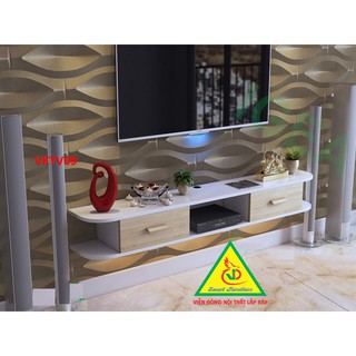 Kệ ti vi treo tường VKTV09B( KT 150x20x24cm) - Nội thất lắp ráp