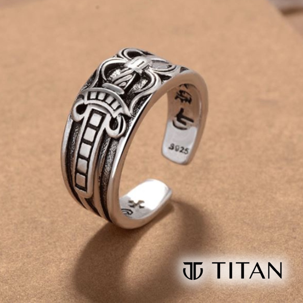 Nhẫn Nam Nữ Chrome Hearts thanh kiếm Dagger, nhẫn thời trang CH ring unisex freesize màu bạc 925 hiphop TITAN SHOP