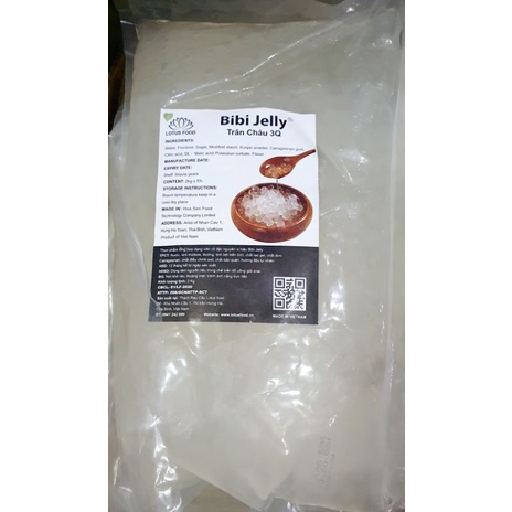 Trân châu trắng 3Q Jelly bịch 2kg