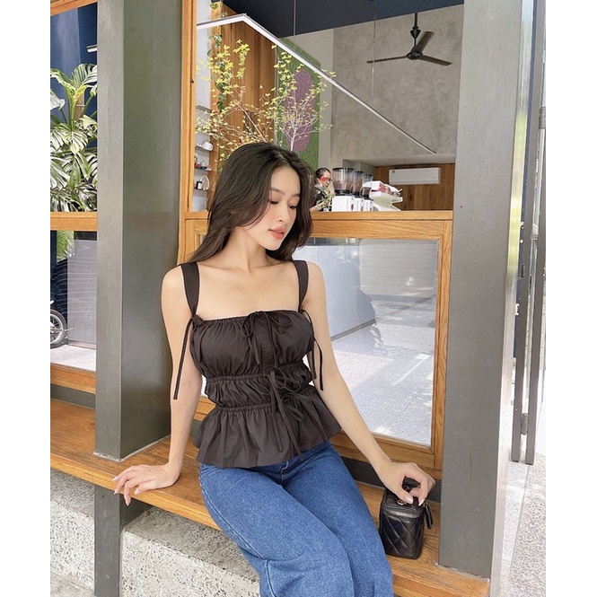 Zani Top đen By Taakee