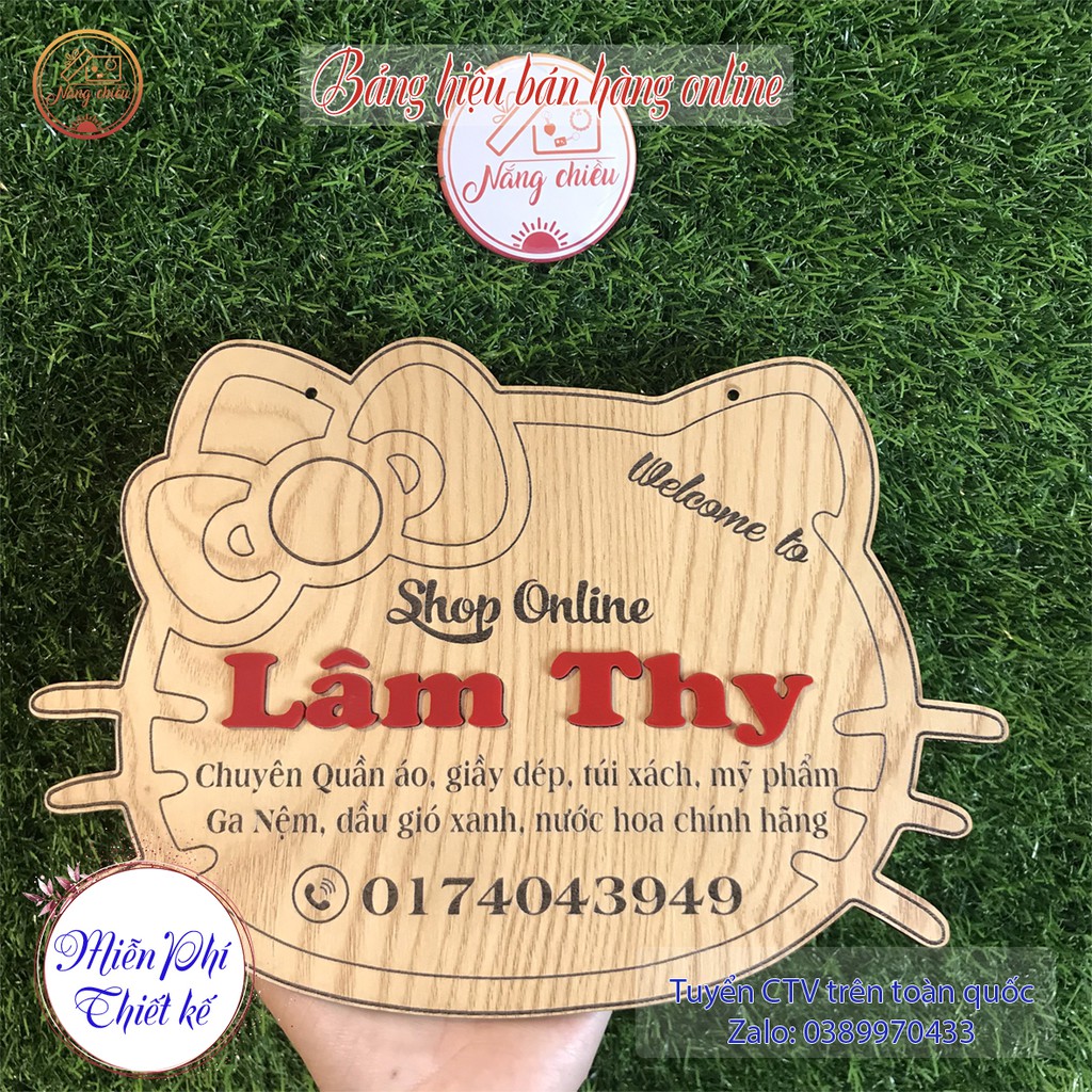 Bảng gỗ trang trí decor treo cửa treo tường quán cafe, phòng khách, phòng ăn