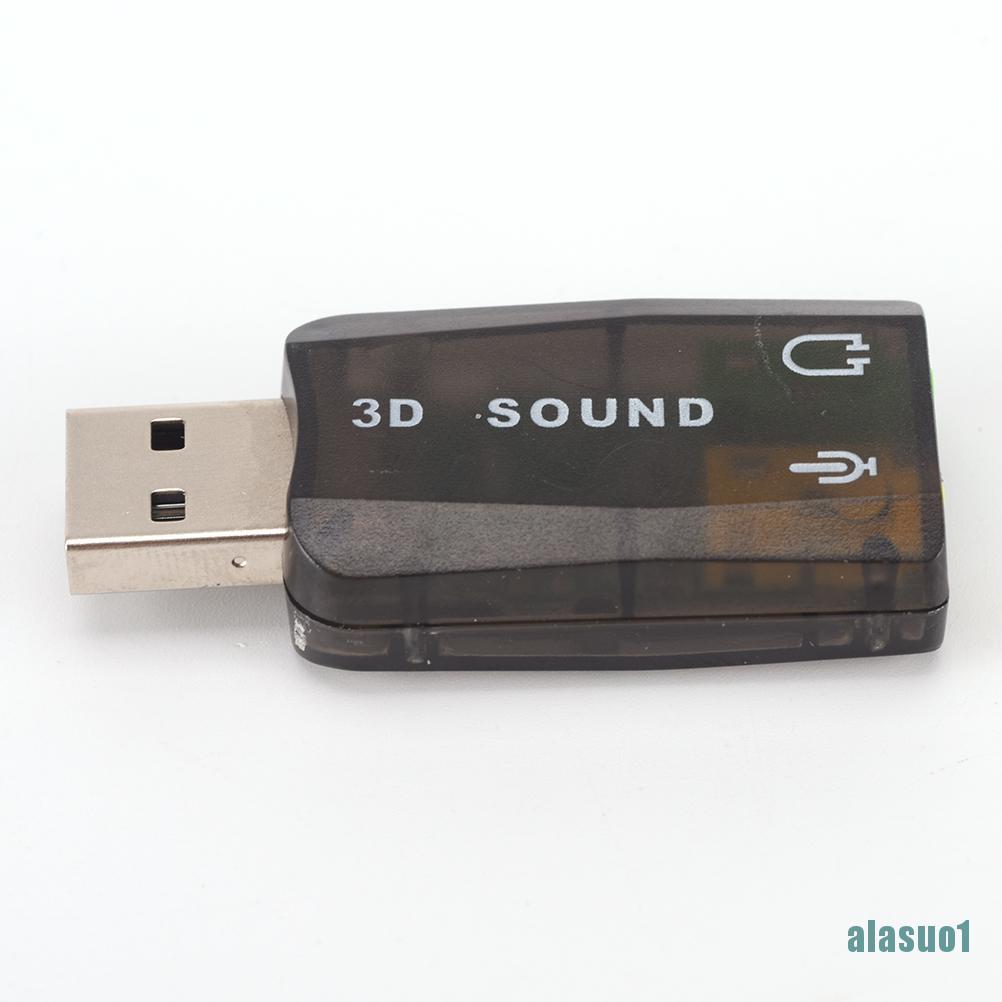 Đầu Chuyển Đổi Usb Chất Lượng Cao 5.1 Sang 3.5mm 3d
