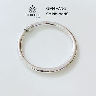 Lắc Bạc Dạng Tròn Trơn Cho Trẻ Em - Minh Canh Jewelry