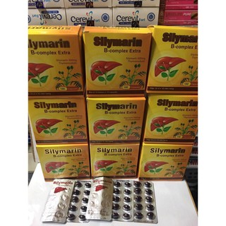 Bổ gan mát gan lợi mật Silymarin B-complexgiải độc gan, tăng cường chức năng của gan 100viên
