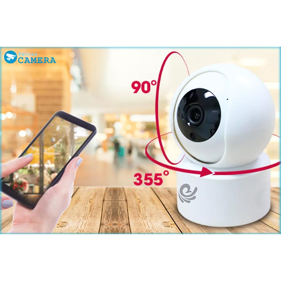 Camera IP Wifi - Carecam Trong Nhà CHIP SONY -2.0Mpx 1920x1080p, Hình Ảnh Xem Siêu nét, Di Chuyển Theo Chuyển Động