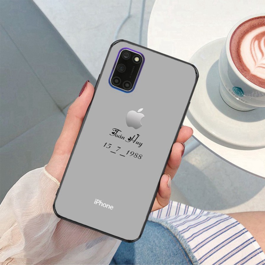 Ốp lưng oppo A52 giả iphone thêm chữ kiểu.....