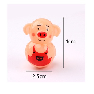 1 Đồ Chơi Lật Đật Hình Chú Heo Mini