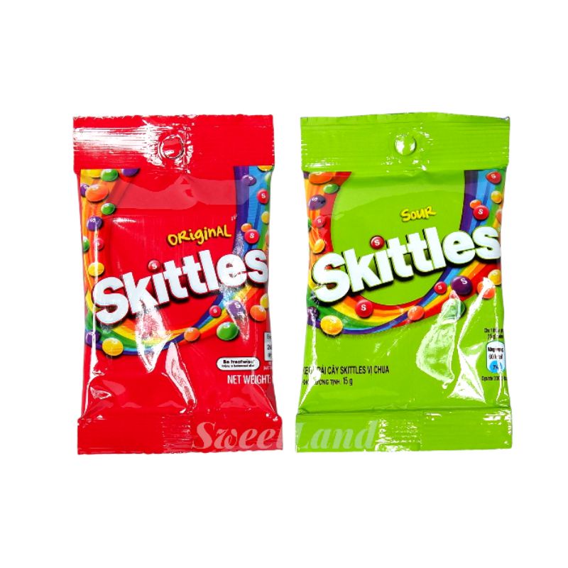 Kẹo trái cây Skittles hương trái cây gói 15g
