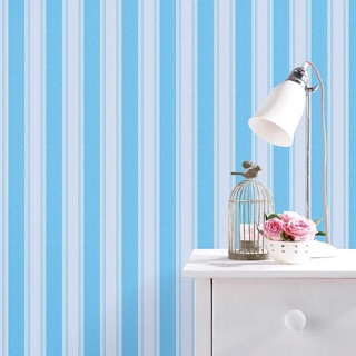 10m x45cm mẫu giấy dán tường kẻ sọc xanh, đỏ, xanh lá có keo 10x45cm