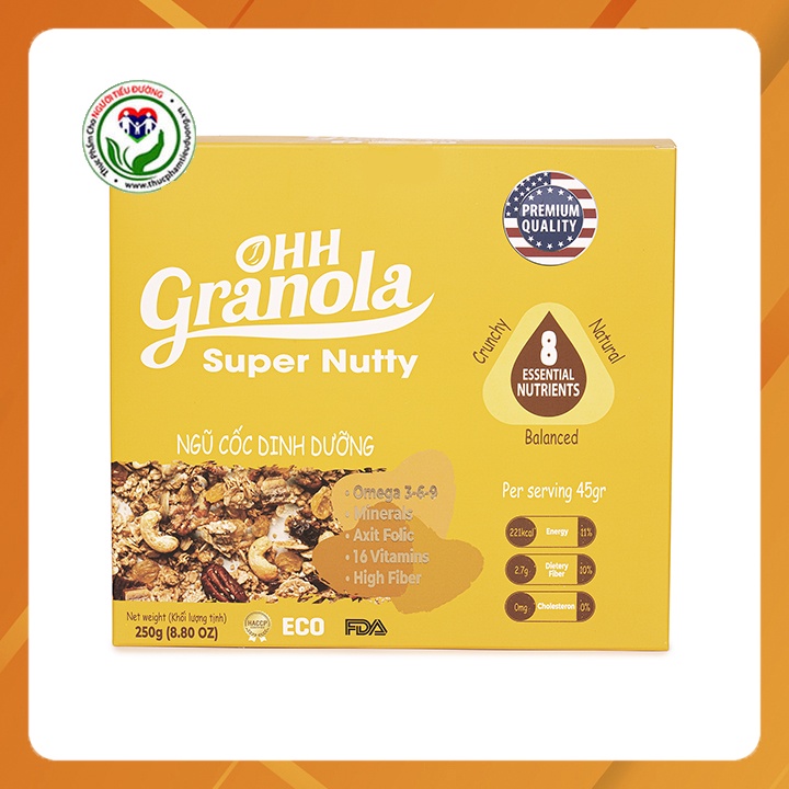 Ngũ Cốc Dinh Dưỡng Super Nutty (OHH Granola) 250g