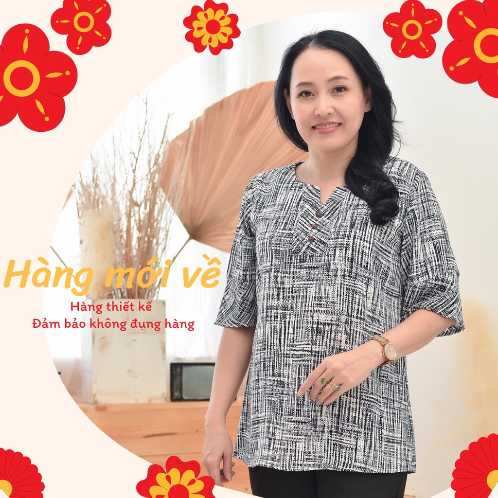 Madam Sotoni - Thời trang trung niên - Áo kiểu nữ trung niên - MGCVX156