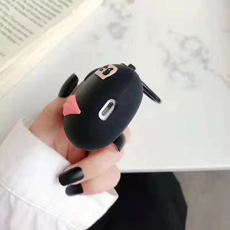 Case Airpod - Ốp Tai Nghe 1/2 Hình Vô Diện Cầm Ô -Phù Hợp Với Airpods1/2- i11/12 Siêu Cute Dễ Thương