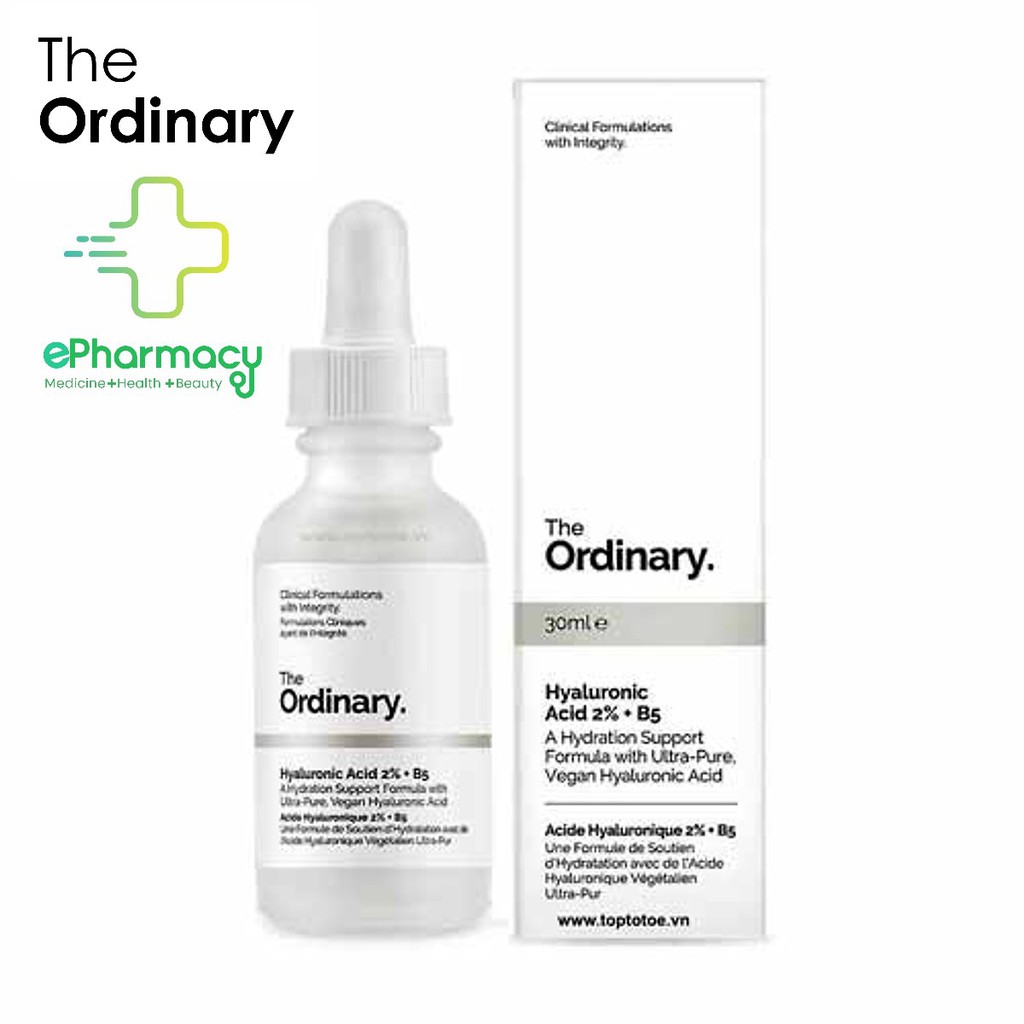 [Mã COS2405 giảm 8% đơn 300K] Serum The Ordinary Hyaluronic Acid 2% + B5 - Tinh chất The Ordinary cấp ẩm và phục hồi da