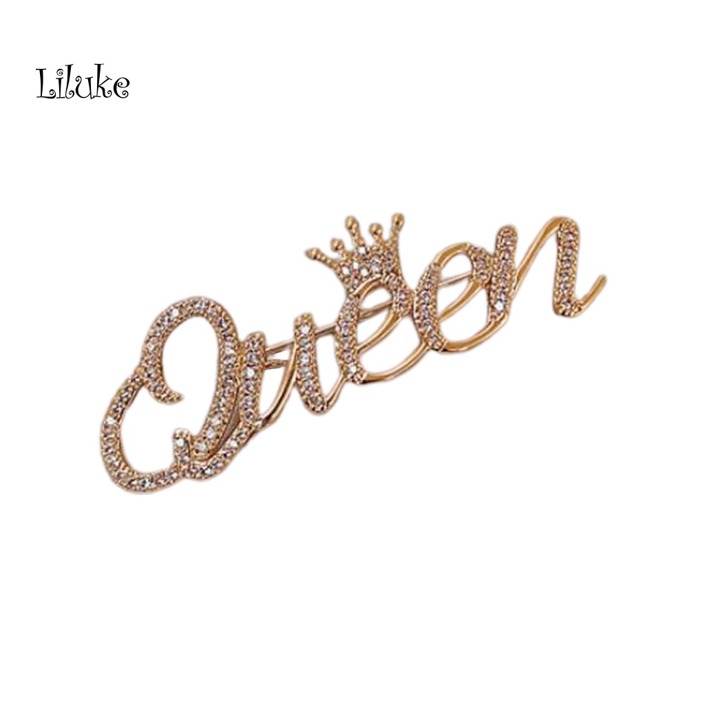 Ghim Cài Áo Hình Chữ Cái Thời Trang Bằng Thép Không Gỉ