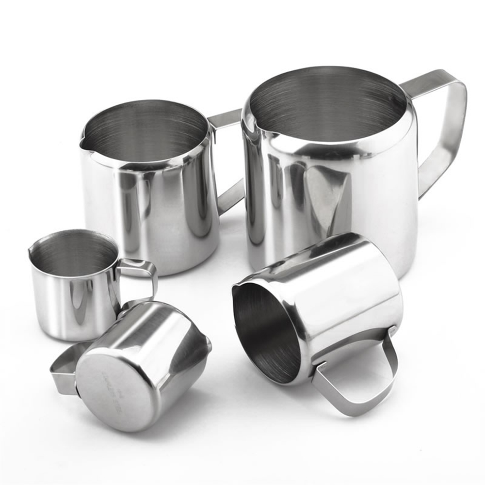 Cốc rót bọt sữa pha cà phê latte bằng thép không gỉ siêu bền tiện dụng