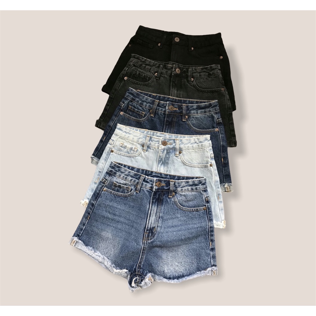 Quần short jeans chất cotton