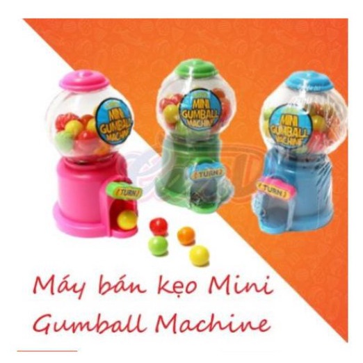 Set 3 Chiếc Máy bán kẹo Mini Gumball Machine Siêu Ngon