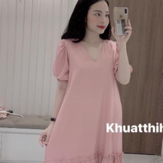 Đầm đuôi cá cổ V