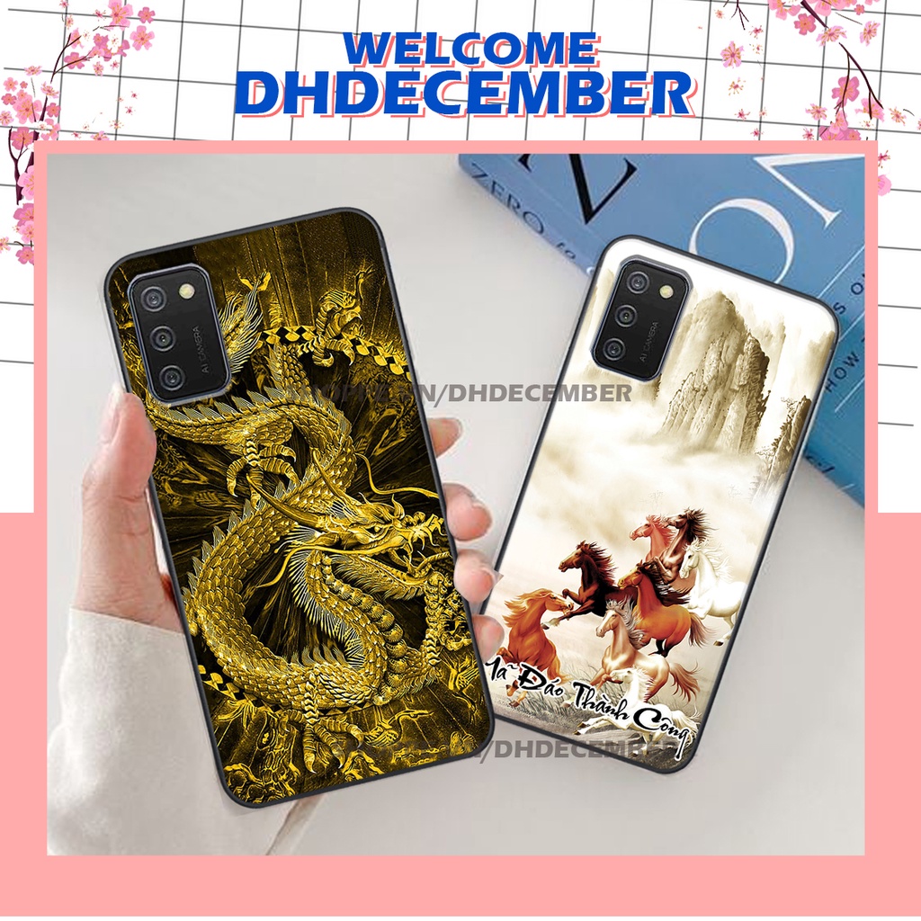 Ốp lưng Samsung Galaxy A02S / A03S in hình thư pháp tâm an vạn sự an ,mã đáo thành công SIÊU CHẤT